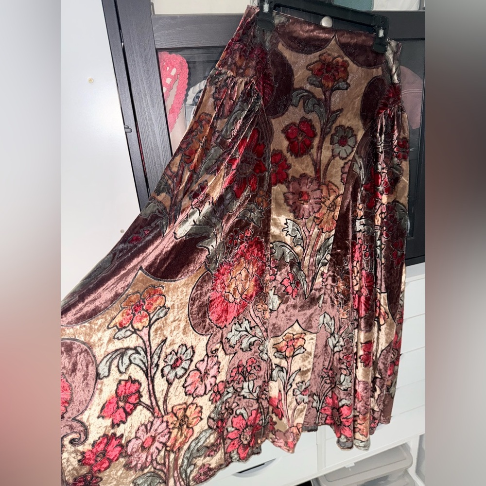 Free People Velvet Petals Maxi Skirt - Picture 8 of 12